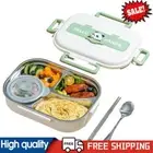 Stainless Steel Lunch Container Panda for Adults Kids (4 Grids Lunch Box) AU