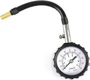 ULTECHNOVO Tire Pressure Meter Vehicle Tire Pressure Gauge Swivel Angle Chuck Tire Pressure Gauge - Psi Tire Pressure Gauge Manometer Car Tire Pressure Gauge Tyre Gauge Tyre Pressure Meter