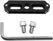 Handle Groove Slide bar 3/8-hole Slide Rail Camera SLR Rabbit cage Accessory 1/4 Universal Type Premium and Durable New Replacement Parts, black