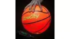 GlowCity Glow in The Dark Basketball for Teen Boy - Glowing Red Basket Ball, Lig