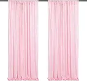 Pink Sequin Wedding Backdrop 2 Pieces 2ftx8ft Photography Background Party Curtain Glitter Backdrop Fabric