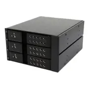 Startech HSB3SATSASBA EASILY CONNECT AND HOT SWAP UP TO THREE 3.5 SATA/SAS HARD