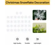 30PCs Christmas Snowflake Decoration