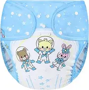 Littleforbig Washable Adjustable Reusable Waterproof Cloth Adult Diaper Wrap Cover One Size - Astro Babies
