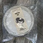 The Pampered Chef Sealed Flan Pan Set, Includes Recipe & Instruction Book NEW