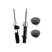 Pair Front KYB Shock Absorbers + Strut Top Mount Kit for Mini Cooper One R56 R57