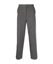 Logo casual pants EU52 Gray mixed color