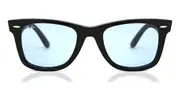 Ray-Ban RB2140F Original Wayfarer Asian Fit 901/64 Men's Sunglasses Black Size 52