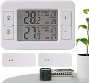 Wireless Fridge Monitor - Accurate Digital Temperature Reader, Freezer Alarm Device | Temperature Measuring Tool, Kitchen Measuring Instrument for Home, Dorm Room, Apartment and Outdoor Cold Zone Mon