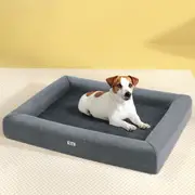 90cm i.Pet Pet Bed Dog Bed Large Cushion Grey