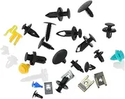 AKOOSY 200Pcs Auto Fastener Clips Durable Bumper Push Type Retainers for Vehicle Trim Bumper and Shield Lightweight and Compact Design for and Transport