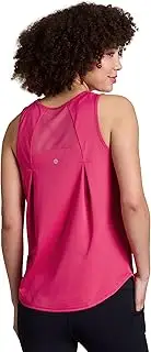 [RBX] Active Women's Workout Top with Breathable Mesh Panels, Quick Drying Gym Running Tank Top with Plus Sizes