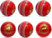 2 X Spin Red Indoor Training Outdoor Sports Training Cricket Balls