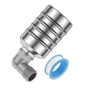 Water Level Control Float Valve Stainless Steel Automatic Ball Valve W/ Raw Tape