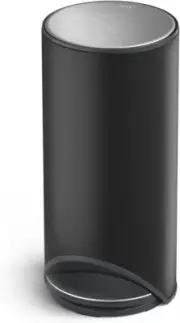 Joseph Arc 30L/7.9 Gallon Slimline Pedal Bin with Easy Push Pedal, Carbon Black