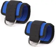 VANZACK With Buckle Ankle Brace Band Glute Workouts Training Soles Ankle Kickback Strap Finger Wrist Straps Cable Wrist Wraps Thumb Brace Correctors Ankle Straps Weight Black