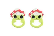 2PK Lamaze Finlee The Frog Silicone Teether Newborn/Baby Hand Teathing Toy 0m+