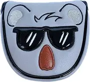 kowaku Golf Blade Center Putter Head Cover Koala Mallet Headcover Case Sleeve