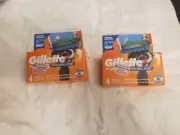 Gillette Fusion 5 Proglide Blade Refills - 8 Cartridges Total