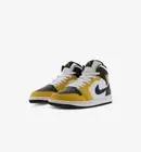 Mens US-11Air Jordan 1 Mid Yellow Ochre/black-white Dq8426-701 New With Box