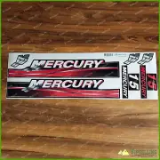 MERCURY Marine 15 HP Outboard Motor RED Laminated Decals Stickers Kit Set Boat