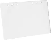 GARIOUANS Multi-Purpose Frosted Acrylic Notebook Cover A5 Journal Planner Binder for Students Professionals
