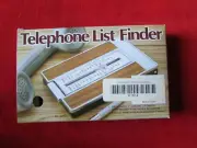 Repertoire Telephone List Finder Touch Control Index Flip-Up Address + Extras