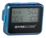 Interval Timer and Stopwatch - Teal/Blue Metallic Gloss