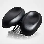 Bike Saddle / Bike Seat Ergonomical Dual Pad Adjustable Extra Wide / Extra Large Double Noseless PU Leather High-Density Foam PVC Cycling Road Bike Mountain Bi