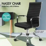 ALFORDSON Office Chair Padded Seat Ergonomic Executive Computer Study Gaming