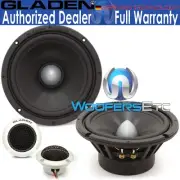 GLADEN ZERO 165.2 PP ACTIVE 6.5" 150W RMS COMPONENT SPEAKERS TWEETERS CROSSOVERS