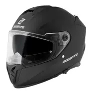 Bogotto FF122 SVK Solid Helmet, black, Size XS for Men