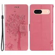 Anti-scratch Wallet Stand Pu Leather Phone Case For Google Pixel 8a