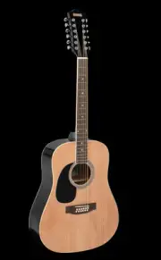 Redding Left-Handed 12-String Acoustic Guitar - Natural Gloss Finish