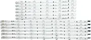 SCPCKZETZN 12 PCS/Set LED Backlight Strip Fit for Samsung UN50J5500AF UE50H6200 D4GE-500DCA-R2 D4GE-500DCB-R2 BN96-30428A BN96-30427A 30425