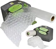 Portable Air Wrap Making Machine,200w Air Pillow Maker Inflatable Packaging Machine,Speed 12m/Min, Air Volume/Speed/Temp Adjustment,for Film Types in Various Widths