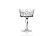 RCR Crystal Tattoo Champagne / Dessert Goblet x 6