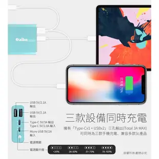 aibo 設計美學 20000Plus Type-C雙向充電 大容量行動電源 行動充 充電寶 移動電源 行充 【現貨】