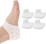 Gel Heel Guards Heel Cups for Heel Pain Relief - Plantar Fasciitis - Soft Heel Protectors - Gel Inserts - Cushions