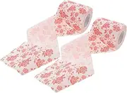 Beavorty Flower Toilet Paper Rolls 2pcs Rose Tissue Novelty Floral Pattern Holiday Handkerchief Paper for Home Travel