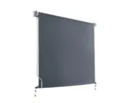 Retractable Outdoor Screen Privacy Blinds Roll Down Sun Shade Aluminium Frame