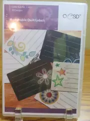 OESD MEMORABLE QUILT LABELS Machine Embroidery CD 20 Designs #12621