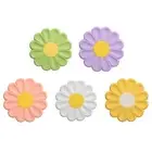 Silicone Table Placemat Heat Resistant Drying Mat Easy to Use Clean Flower Shape