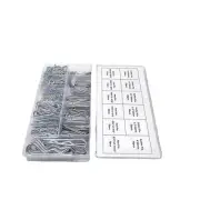 300Pcs Cotter Pin and Hairpin Set with See Through Storage Case Easy to Carry