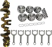 N55B30A Engine Pistons Crankshaft & Con Rods Compatible For BMW F20 F30 F32 F80 235i 335i 435i 535i 640i X3 X4 X5 X6 N55B30 3.0L L6 Turbo