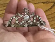 BEAUTIFUL BRIDAL Hair COMB~SILVER&DIAMANTE-BNWT~RRP$35*6x2.5cms*