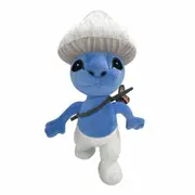 25CM Smurf Cat Funny Smurf Cat Plush Doll Fun Peripheral Toys Doll Xmas Gift