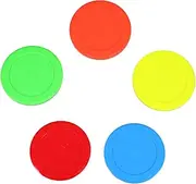 Toddmomy 5pcs Table Hockey Pucks Smooth Glide Mini Pucks for Ice Hockey Game Compact Design for Home Office for Competitive Fun Quick Leisure Moments
