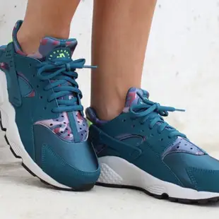 【韓国代购正品 假一賠十NIKE AIR HUARACHE RUN PRINT  725076-301藏青迷彩武士鞋 慢跑鞋