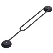 [Always beautiful black stainless steel] MagoroLabo magnetic range hood bar [Mad